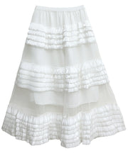 Skirt / White / One Size