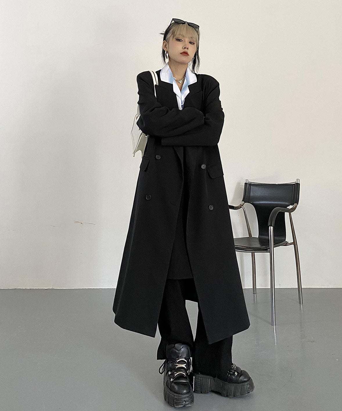 Modern Double Long Coat