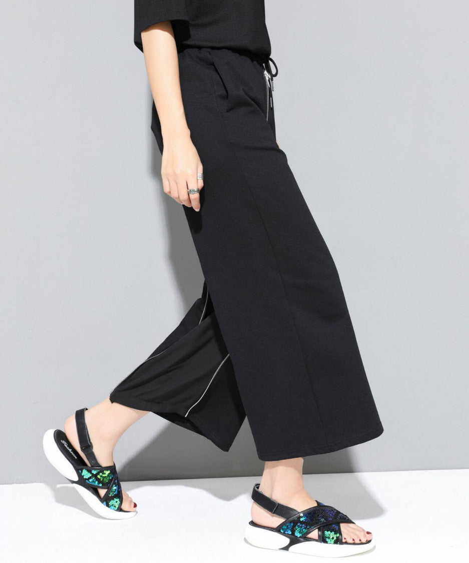 Center Zip Wide Pants