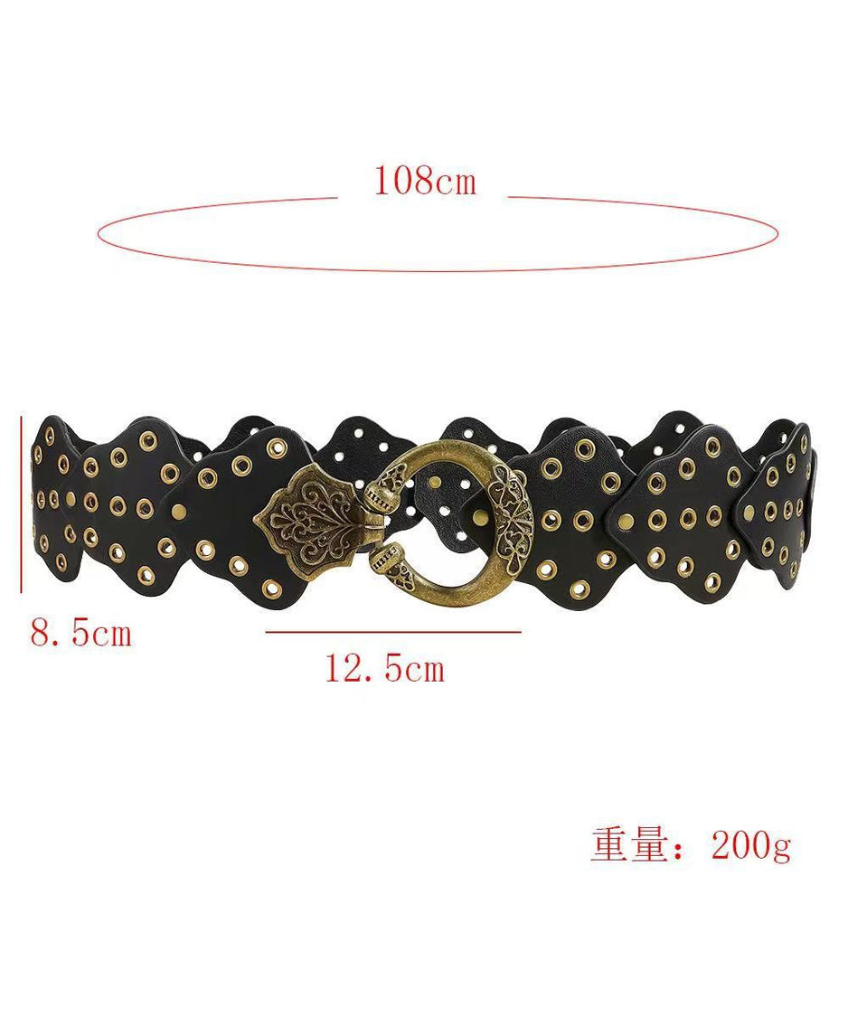 Crest Eyelet Belt