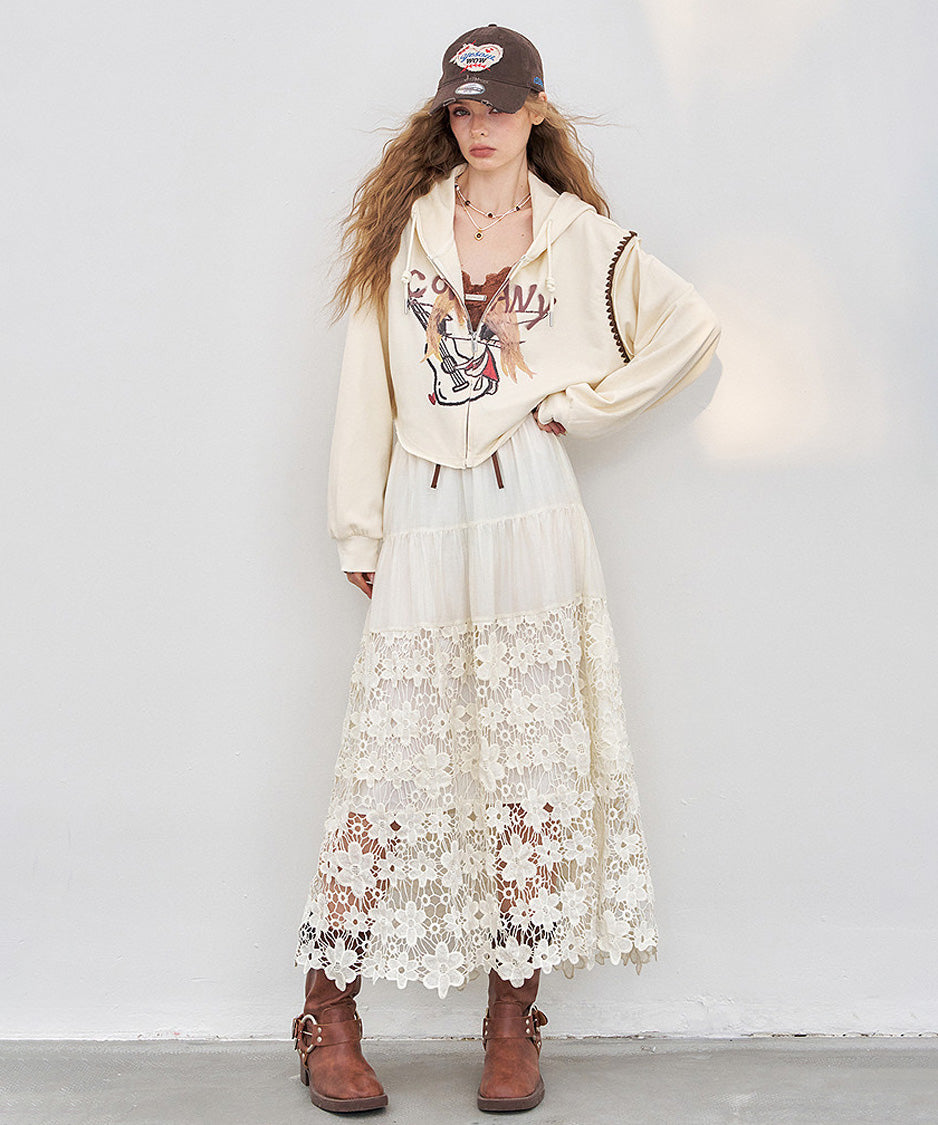 Lace Meadow Tier Skirt
