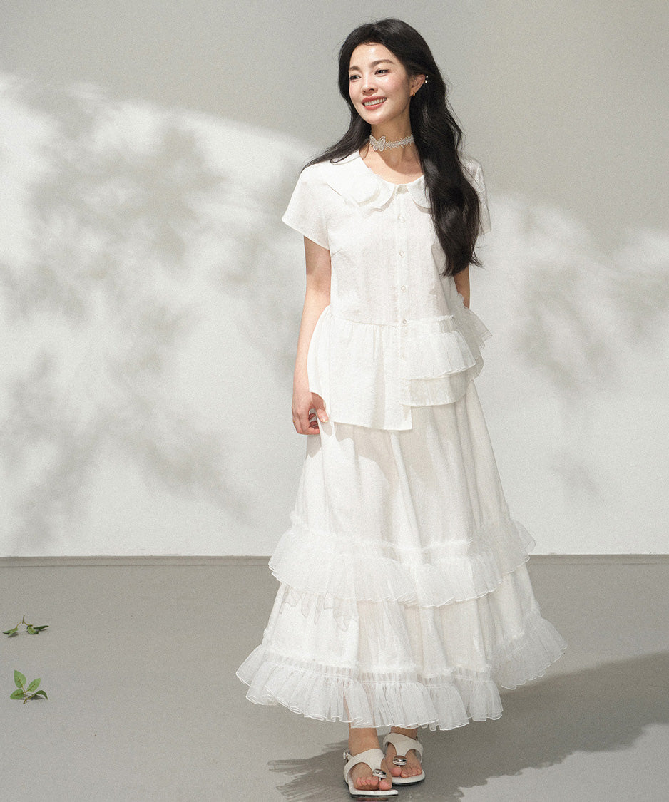 Lunaria Ruffle Skirt