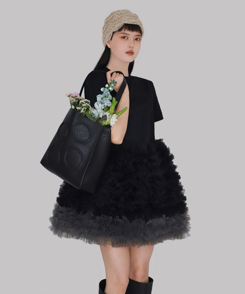 Cloud Ruffle Dress
