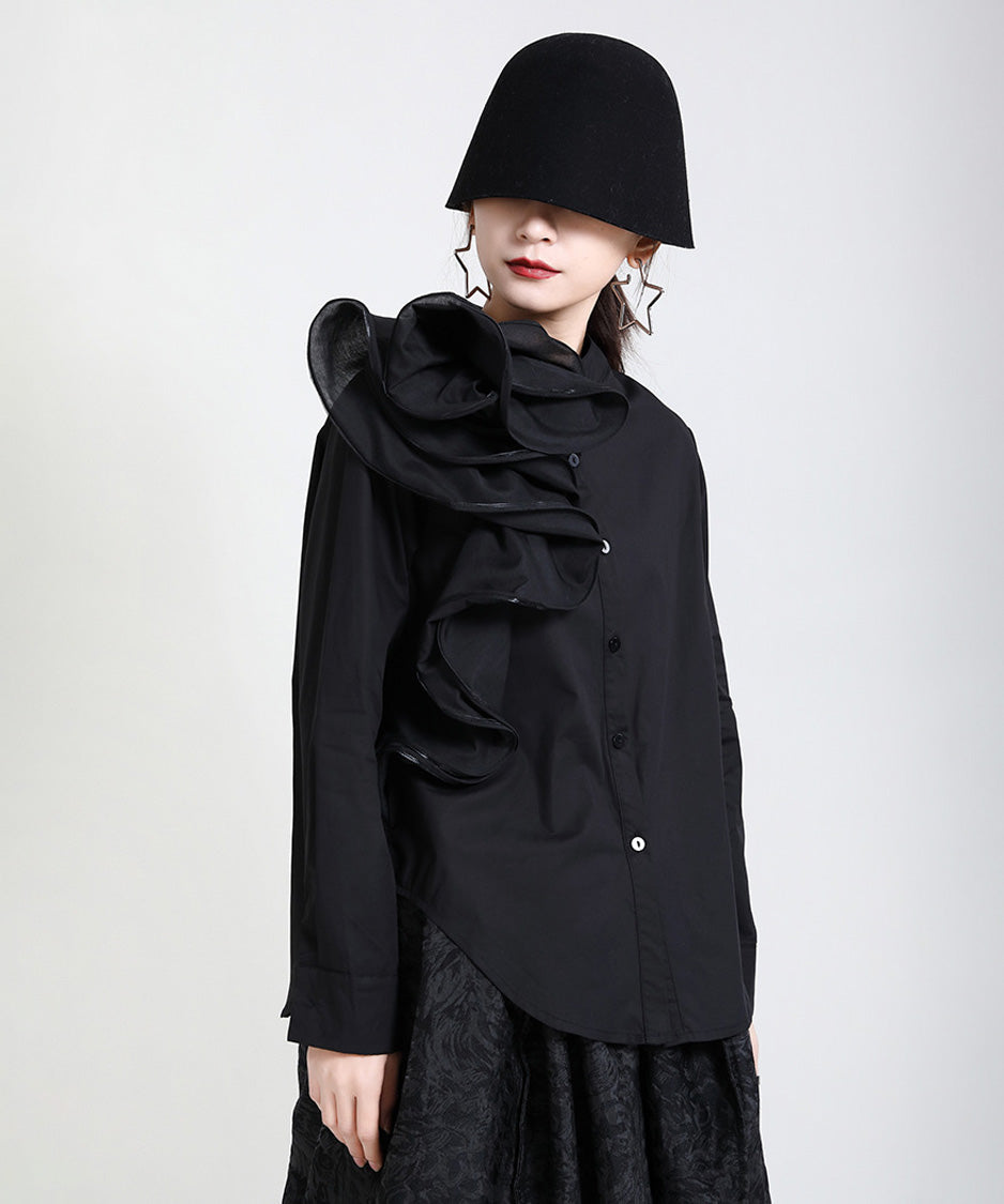 Layered Frill Accent Shirt
