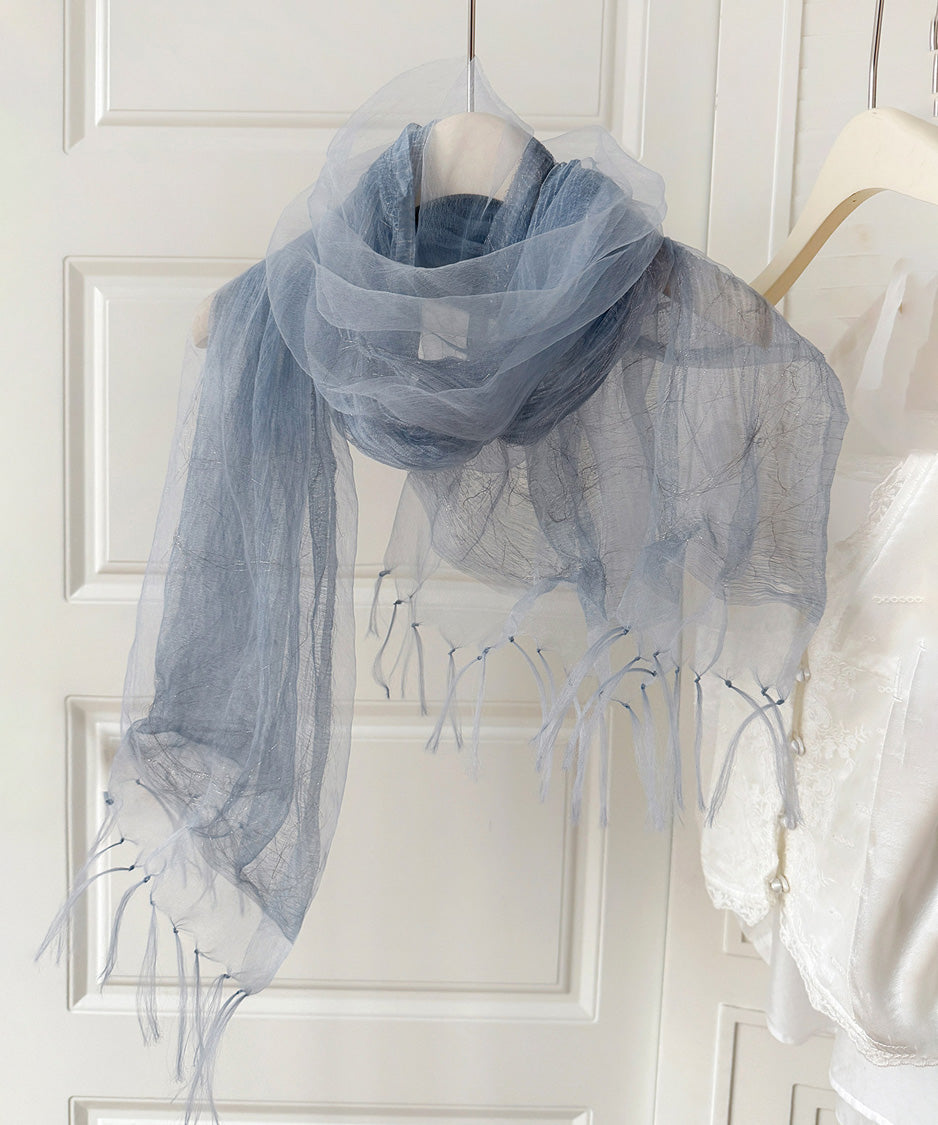 Mist Layer Fringe Scarf