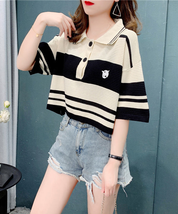 Bold Border Polo Tee