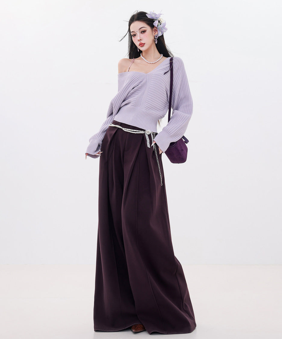 Bicolor Zip Top &amp; Skirt Co-ord