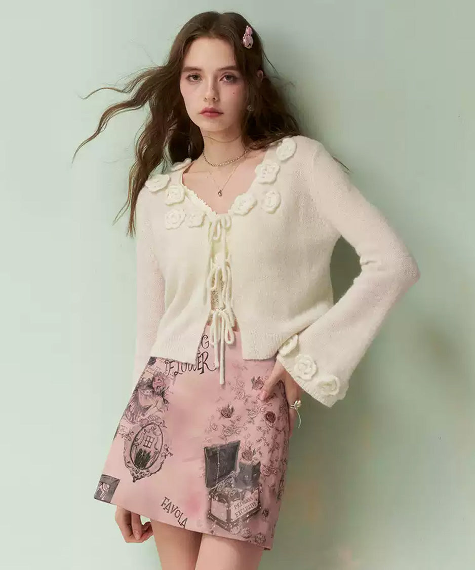 Rose Tale Mini Skirt