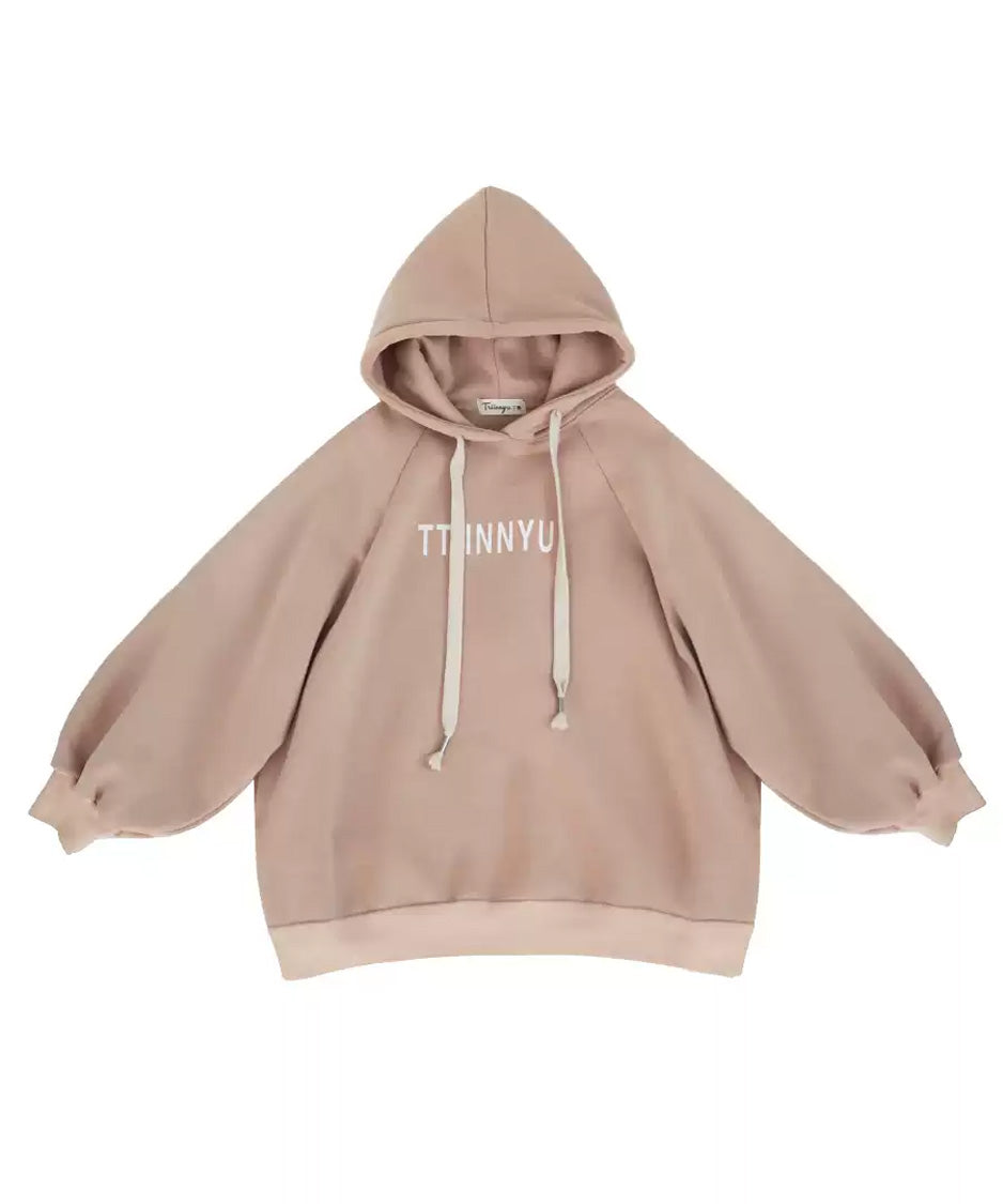 Soft Letter Oversized Hoodie