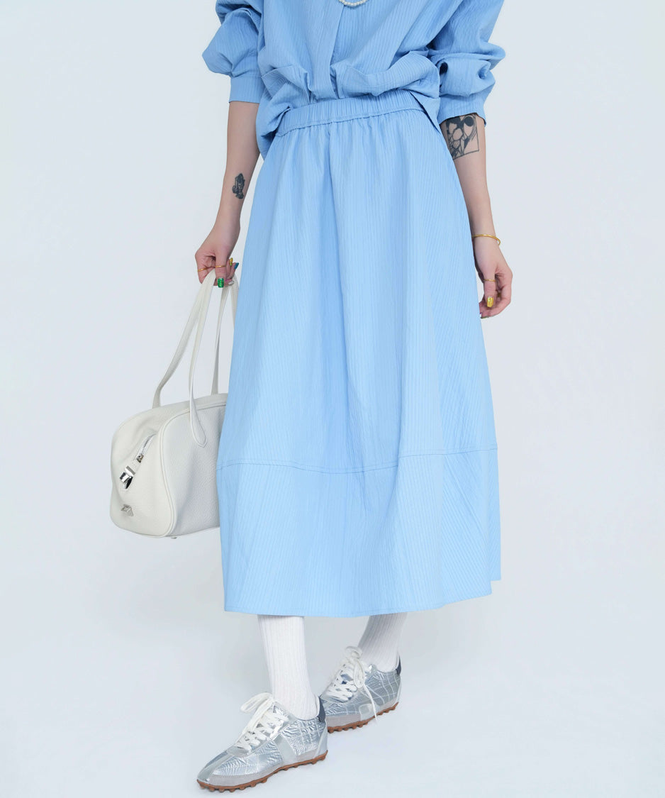 Soft Line Blouse＆Skirt Co-ord