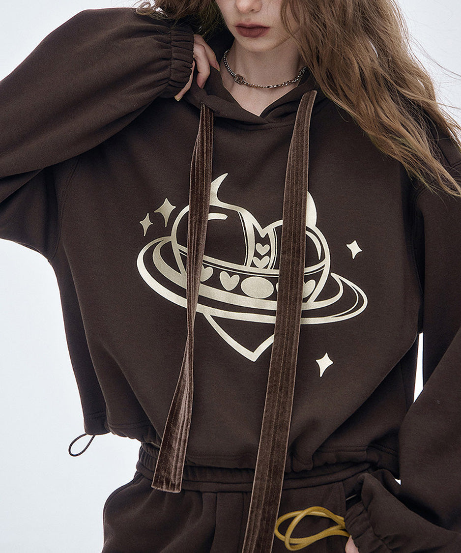 Orbit Hood Top＆Skirt Co-ord