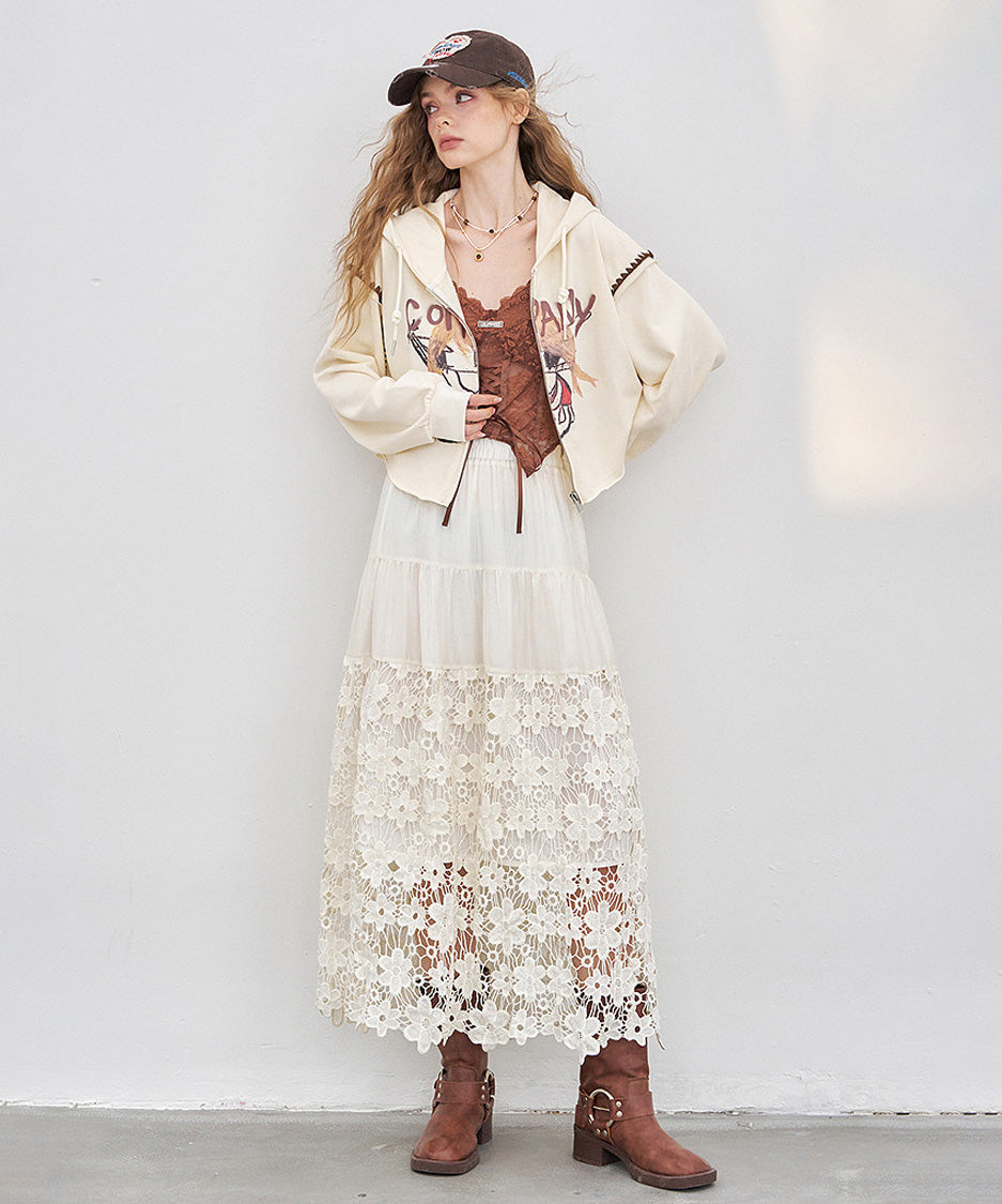 Lace Meadow Tier Skirt