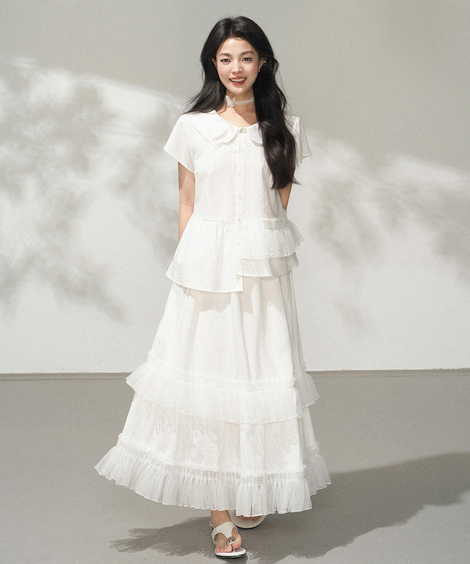 Lunaria Ruffle Skirt