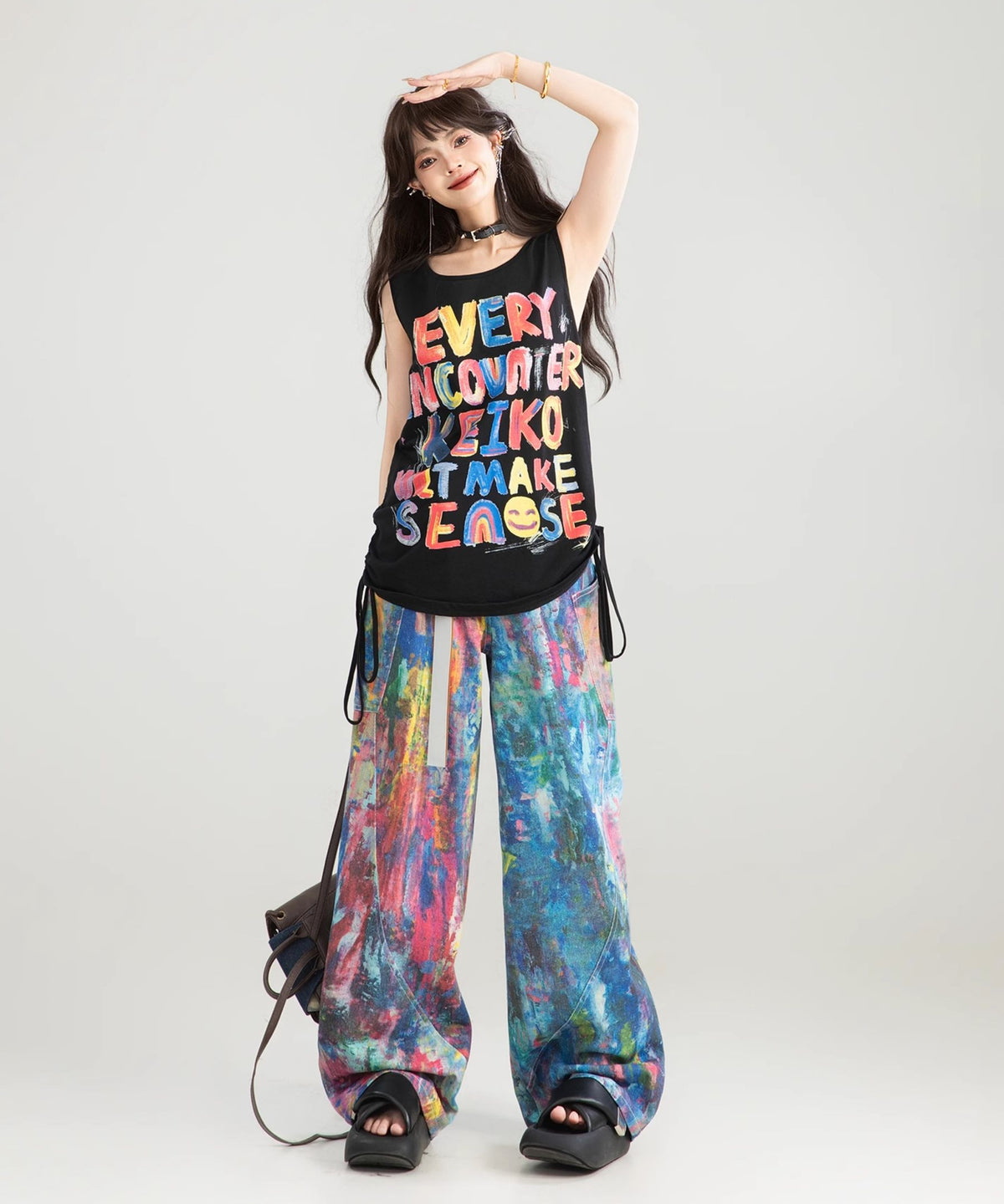 Art Color Wide Pants