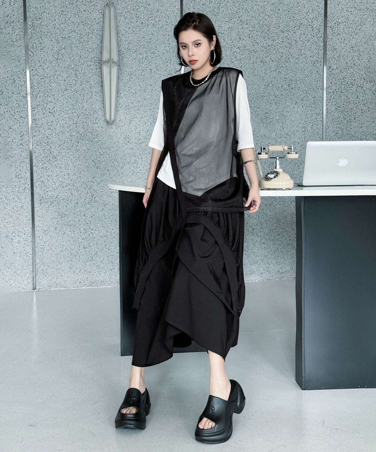 Mesh Layered Vest