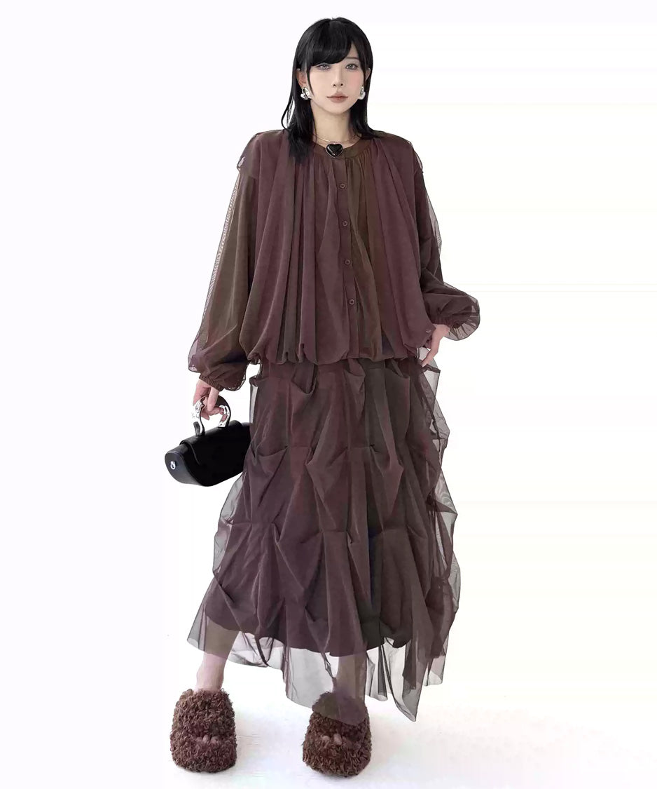 Sheer Volume Gather Tulle Series