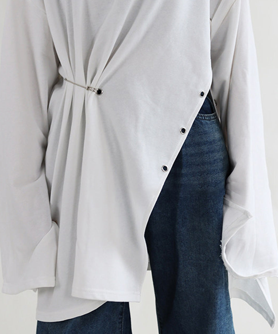 Cutout Pin Sweatshirt