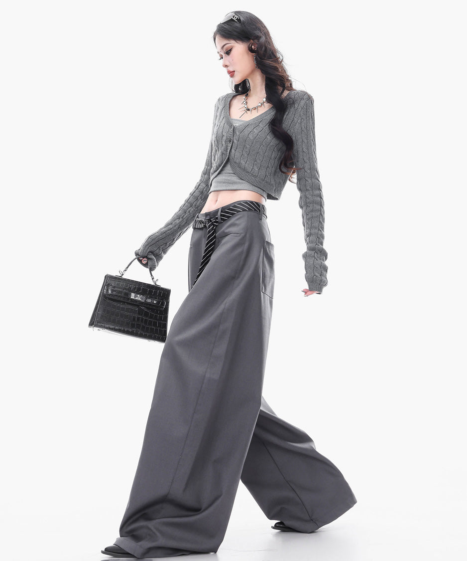 Structured Volume Wide Pants