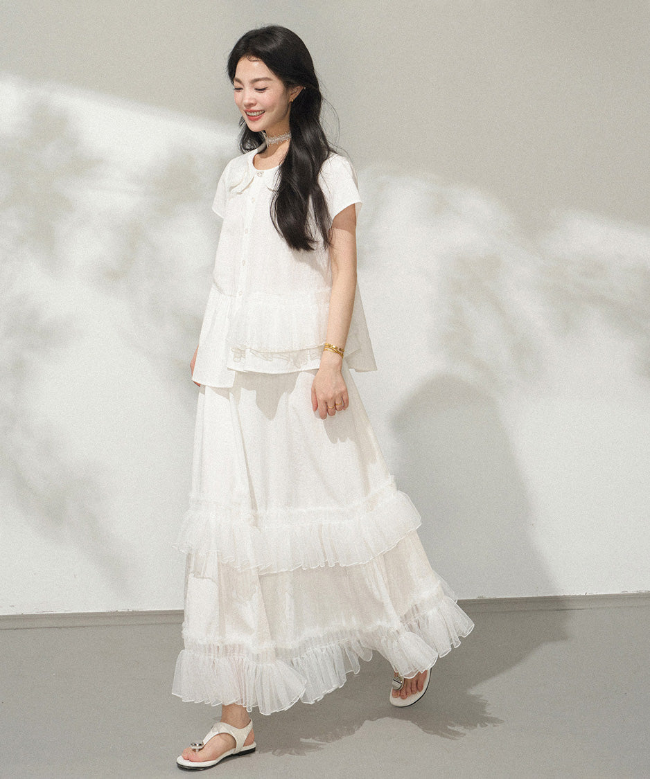 Lunaria Ruffle Skirt