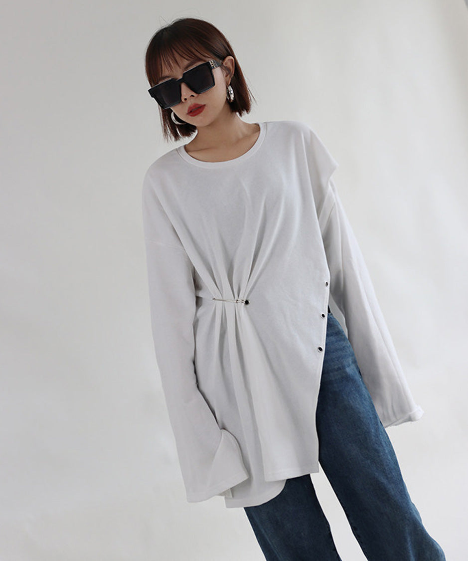 Cutout Pin Sweatshirt