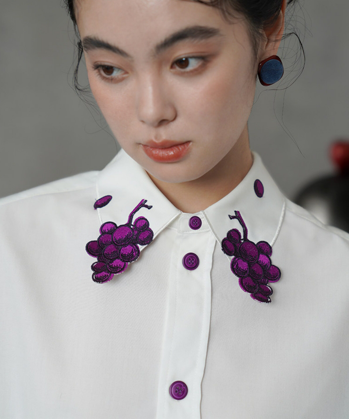 Grape Collar Blouse
