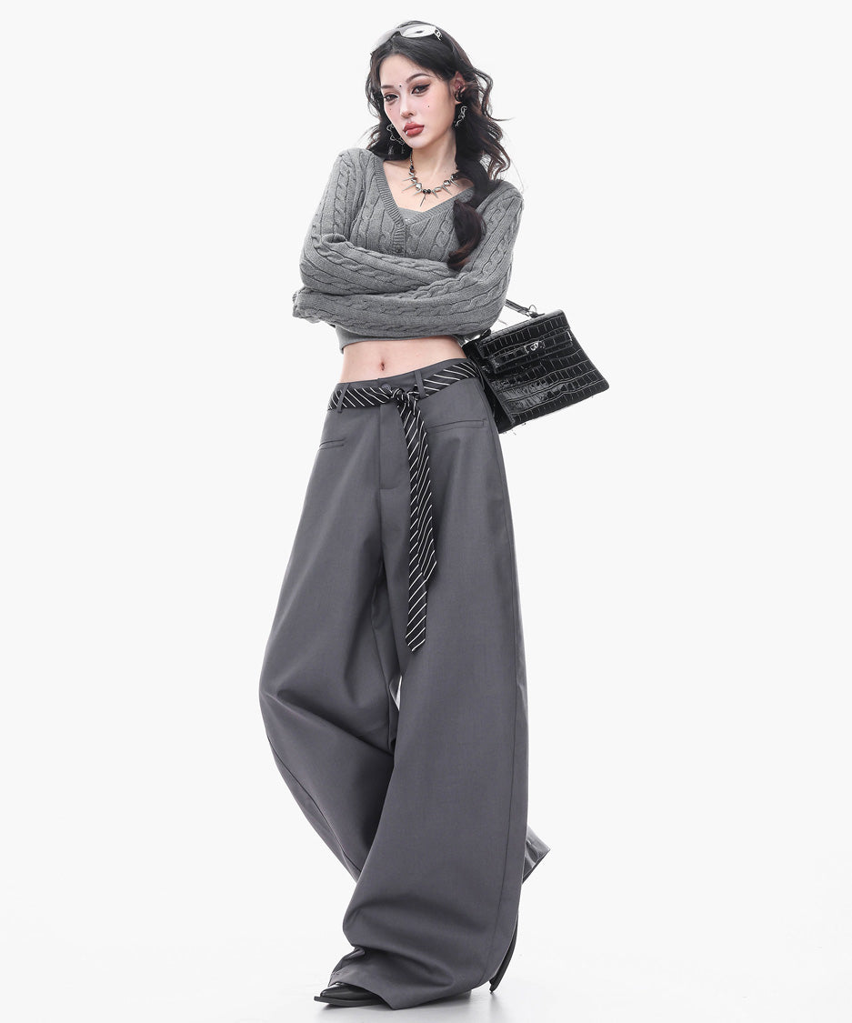 Structured Volume Wide Pants