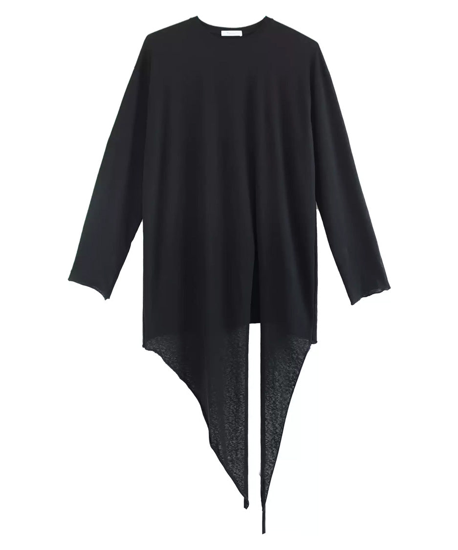 Split Drape Long Top