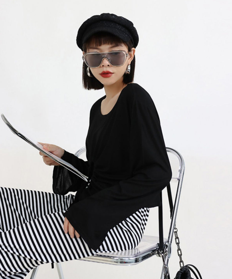 Drawstring Drape Top