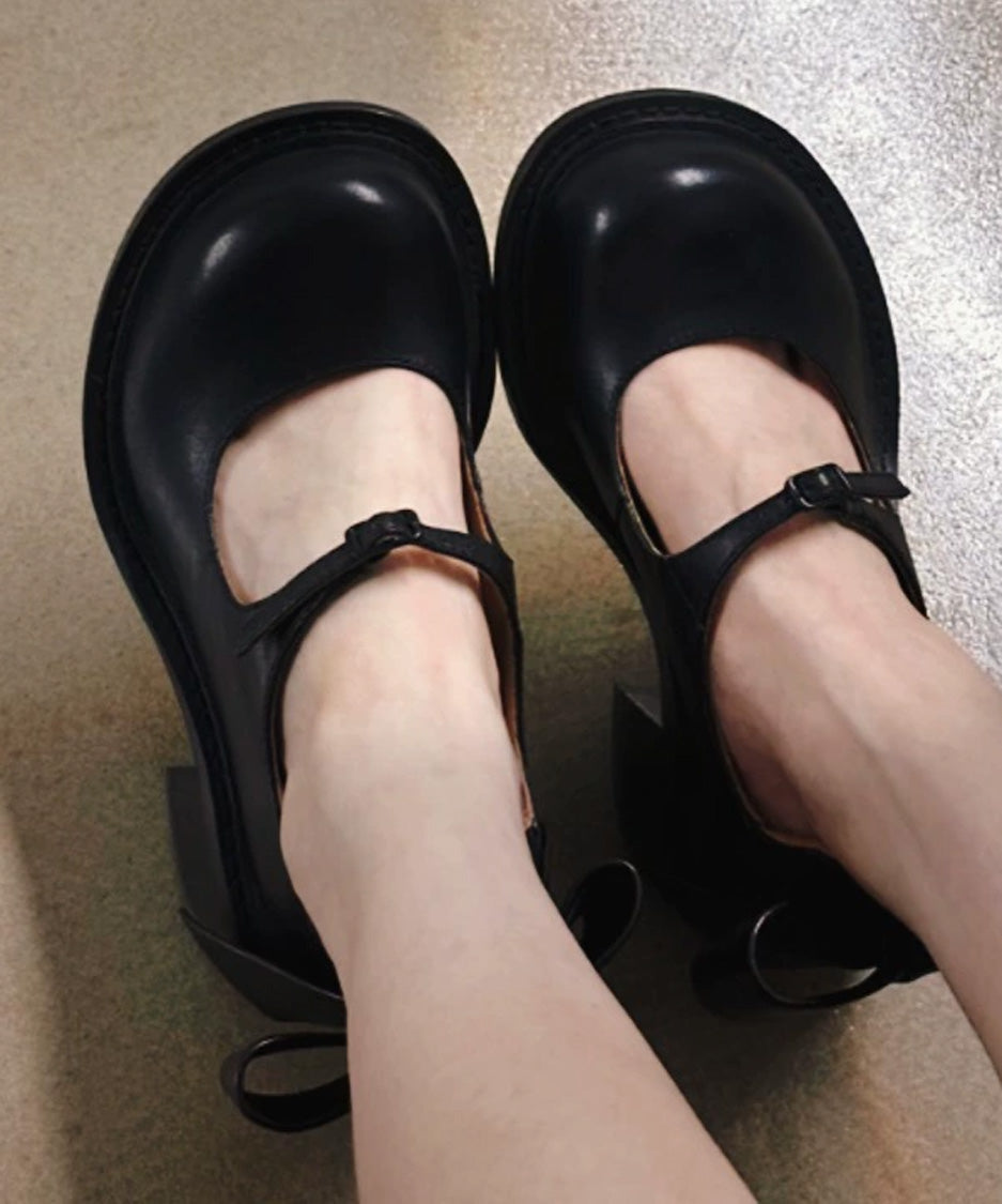 Ribbon Accent Mary Janes