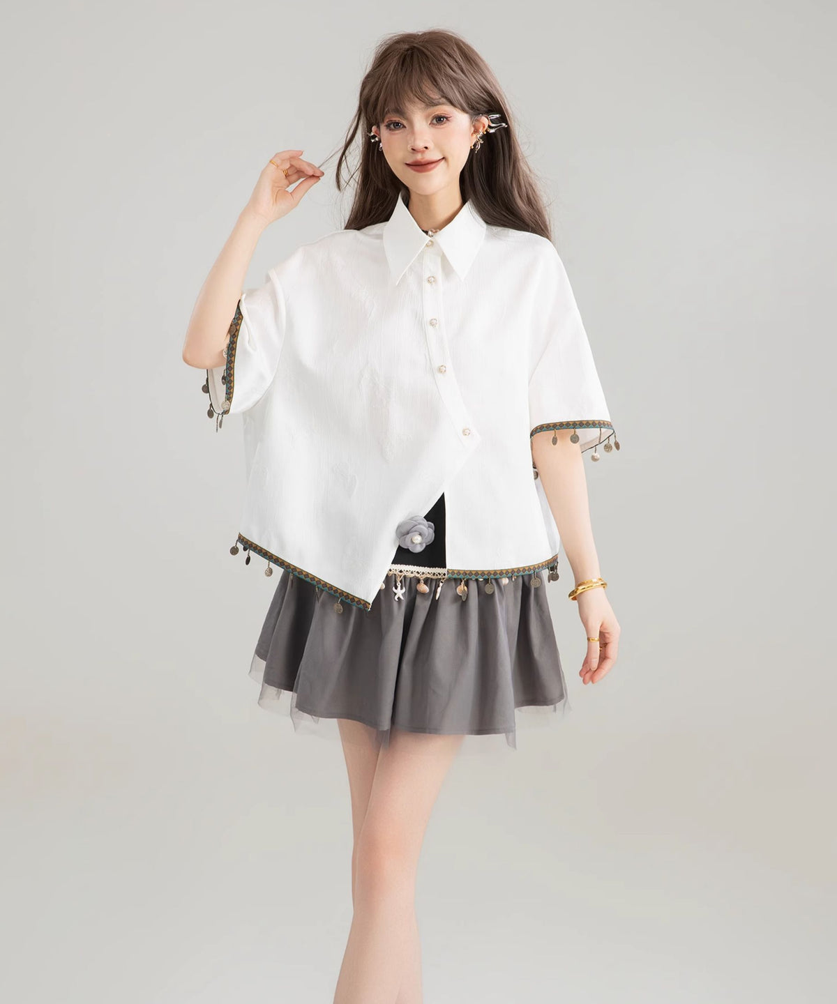 Papillon Dangle Blouse