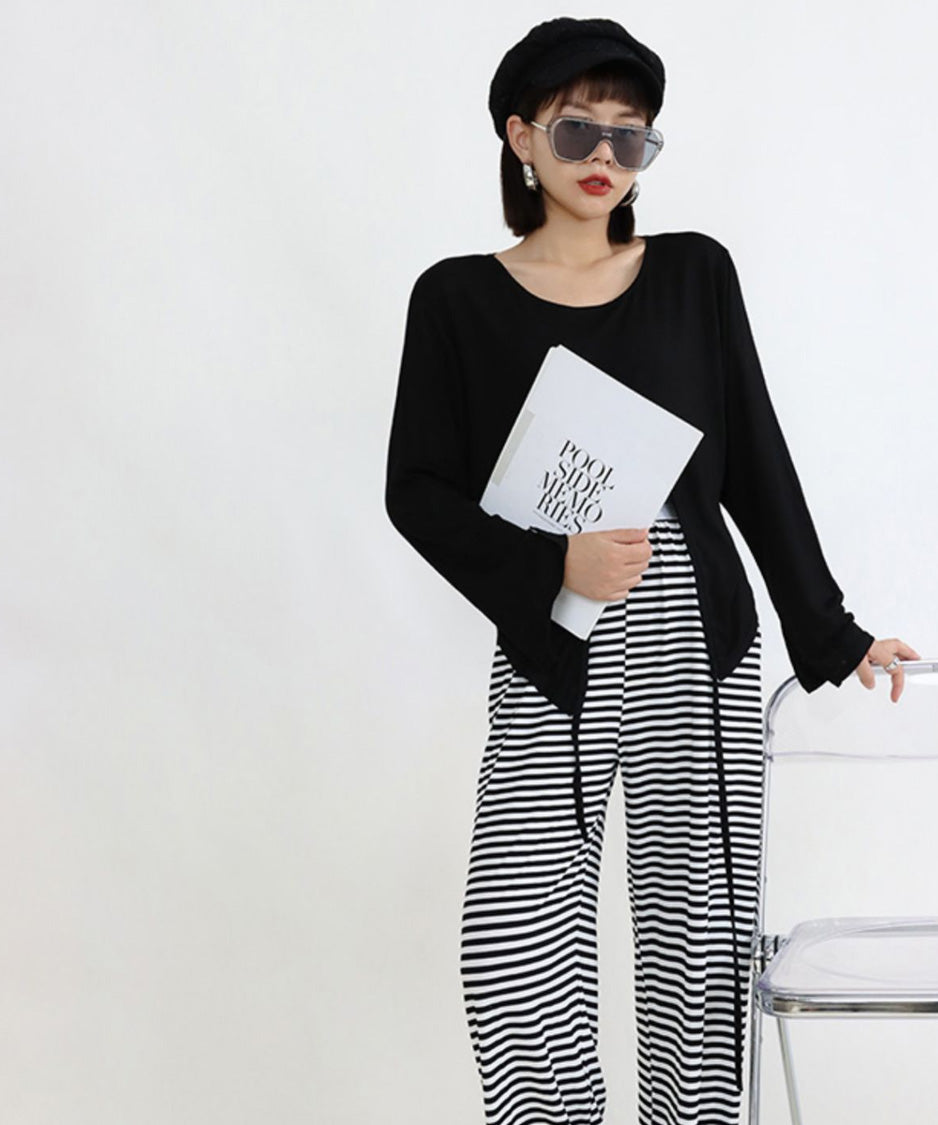 Drawstring Drape Top
