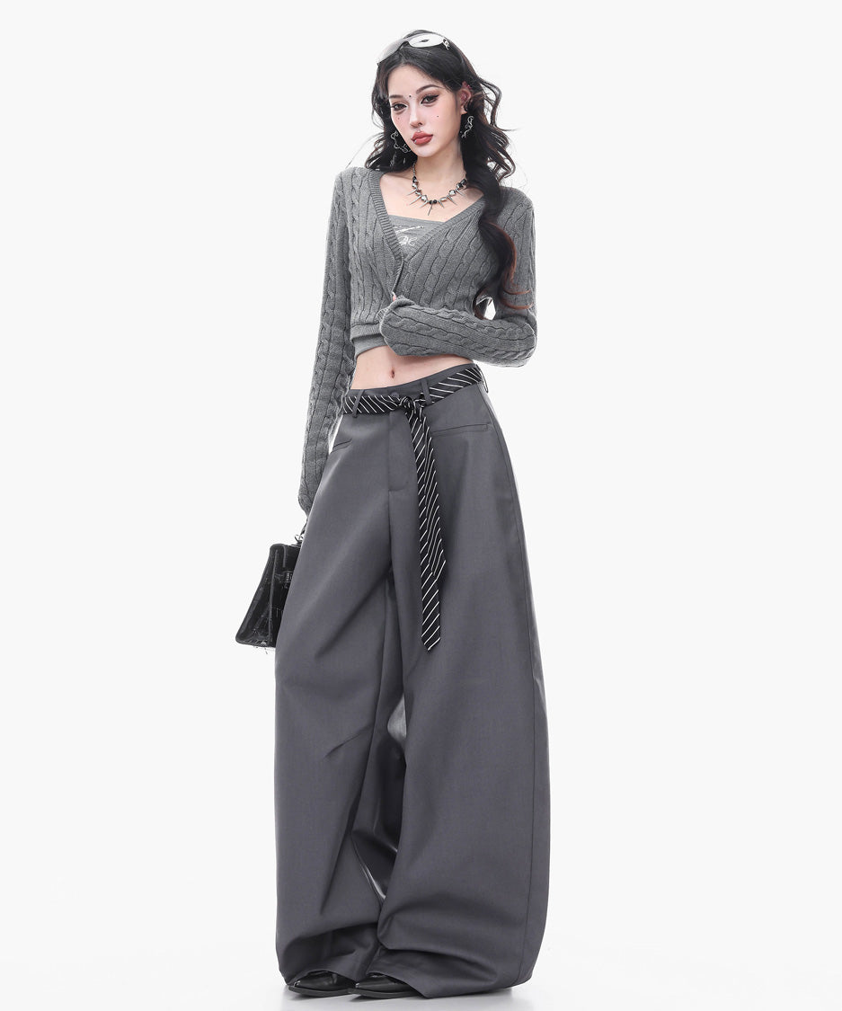 Structured Volume Wide Pants