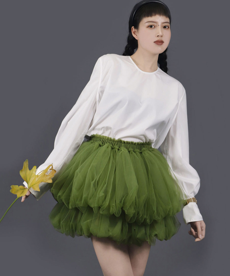Solenne Arc Line Blouse