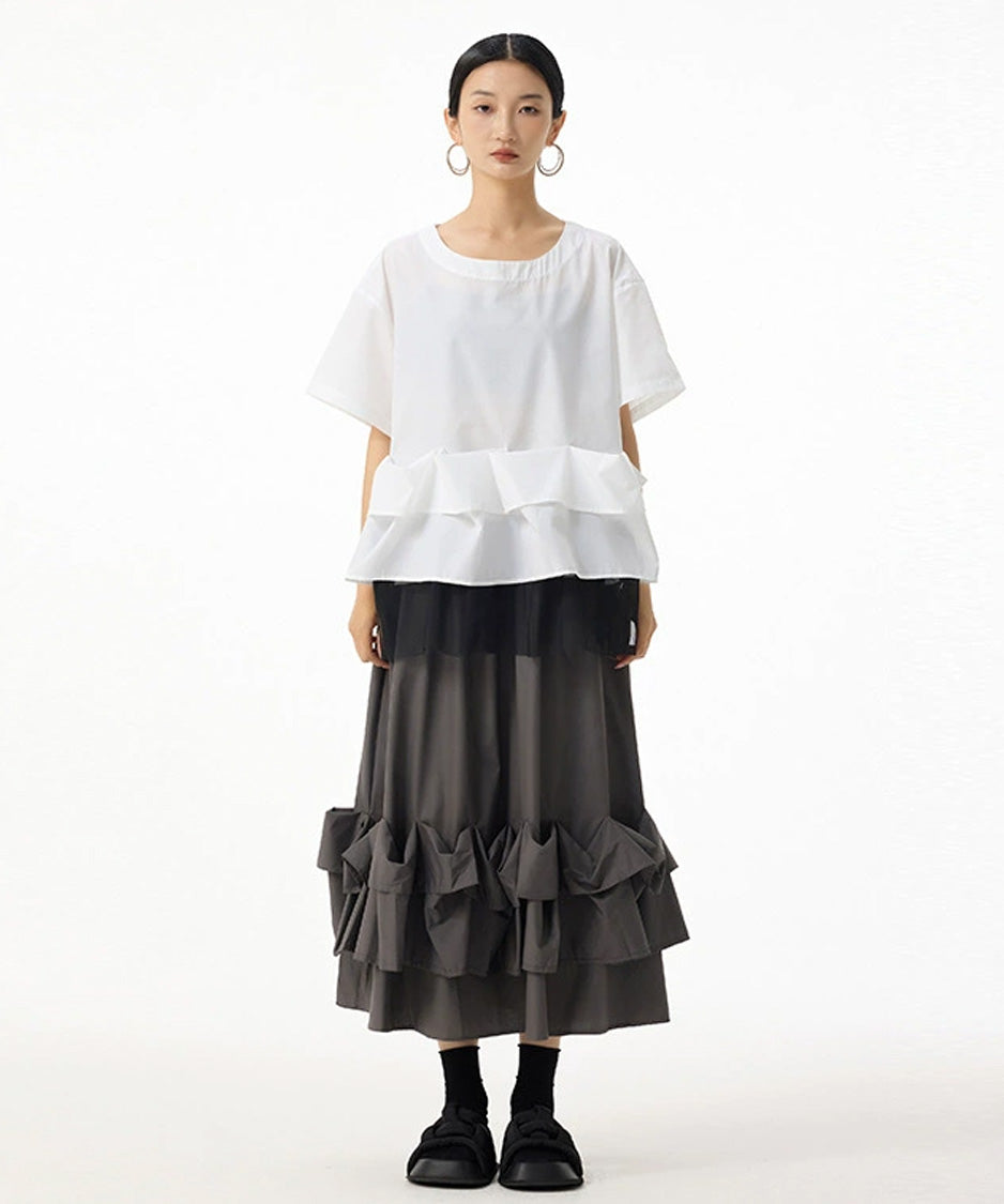 Fold Frill Top
