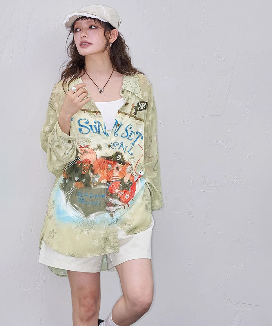 Sail Map Blouse