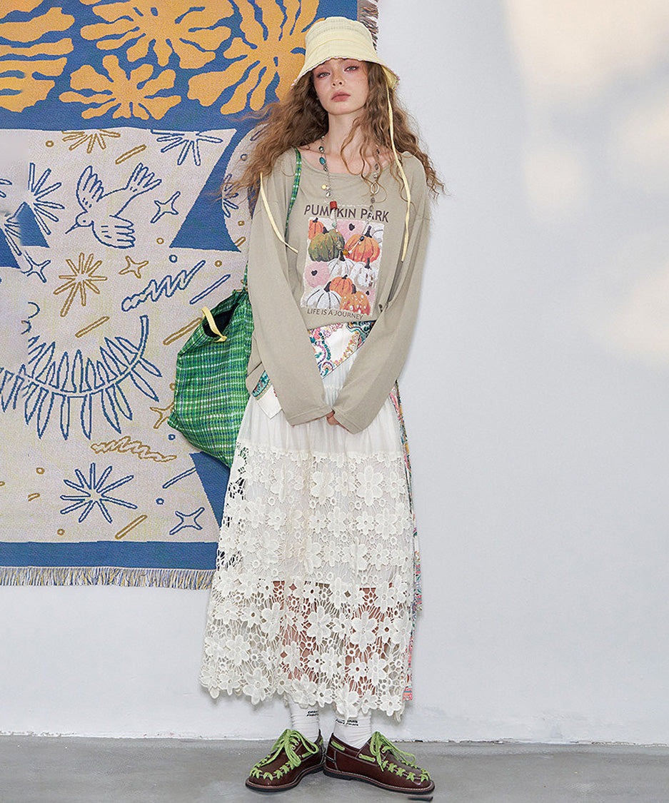 Lace Meadow Tier Skirt