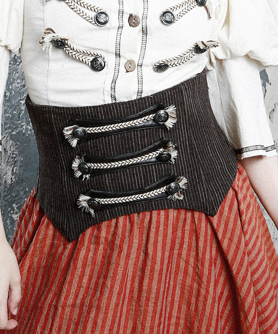 Cord Frame Corset Belt
