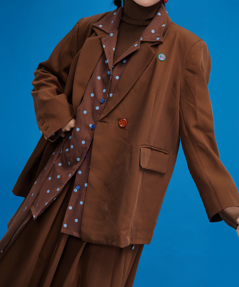 Retro Dot Layer Brown Series