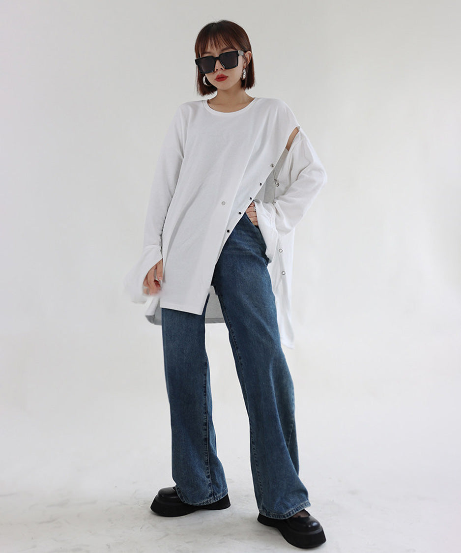 Cutout Pin Sweatshirt
