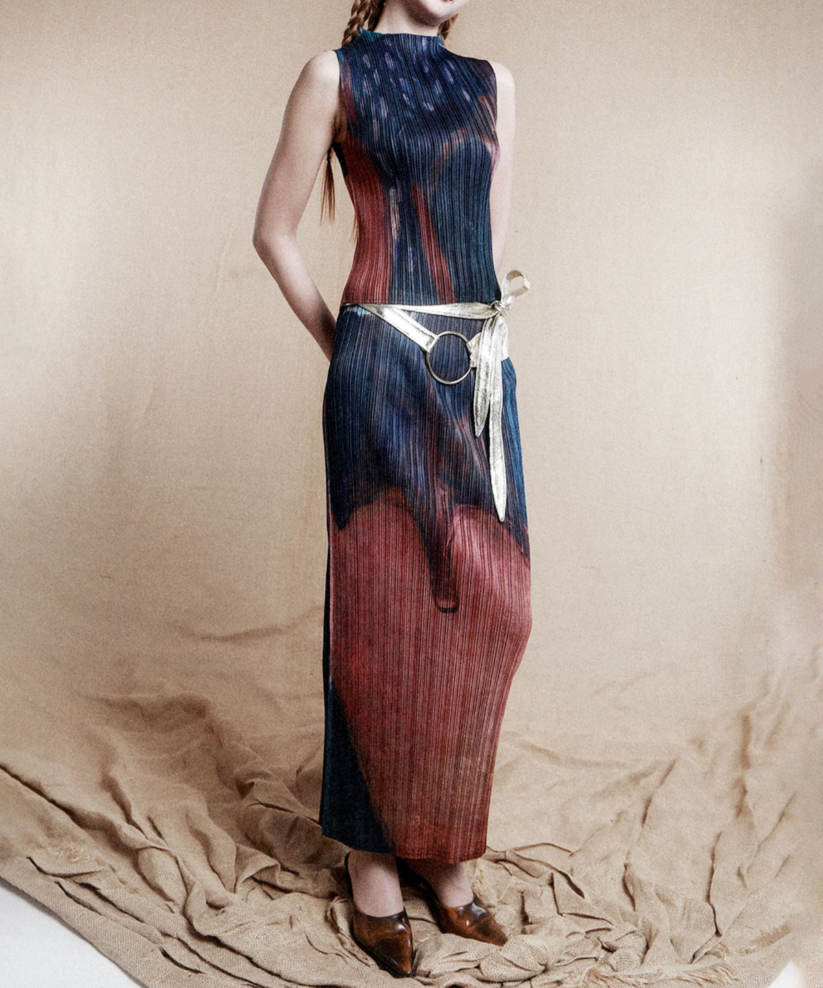 Pleated Art Top