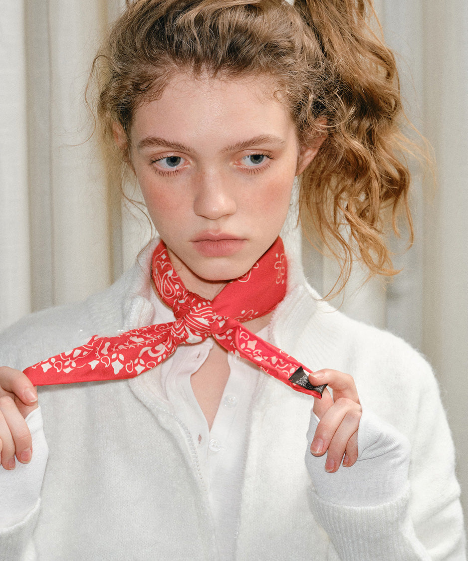 Paisley Knot Square Scarf