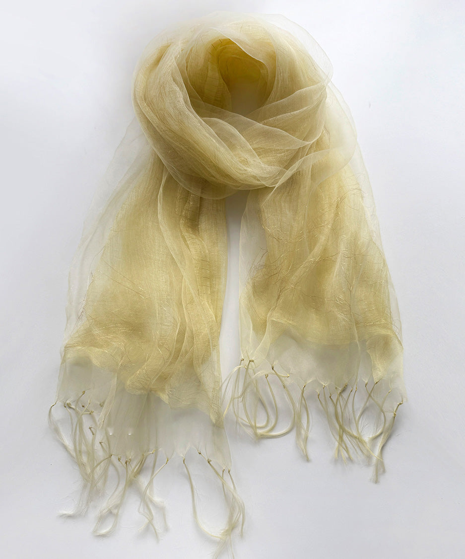 Mist Layer Fringe Scarf