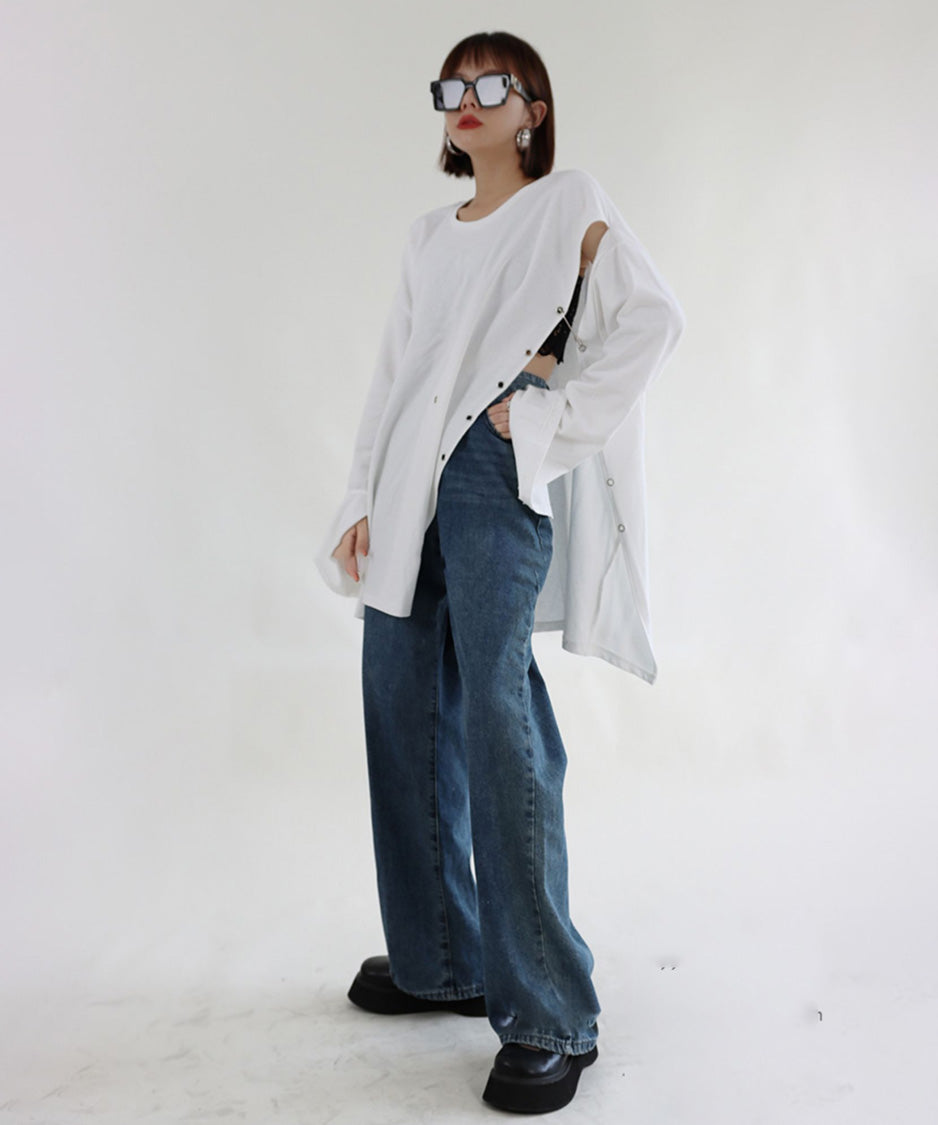 Cutout Pin Sweatshirt