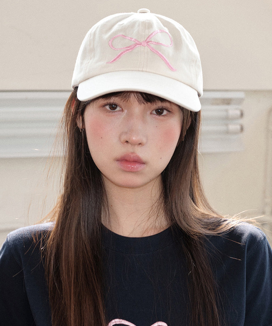 Ribbon & Motif Baseball Cap