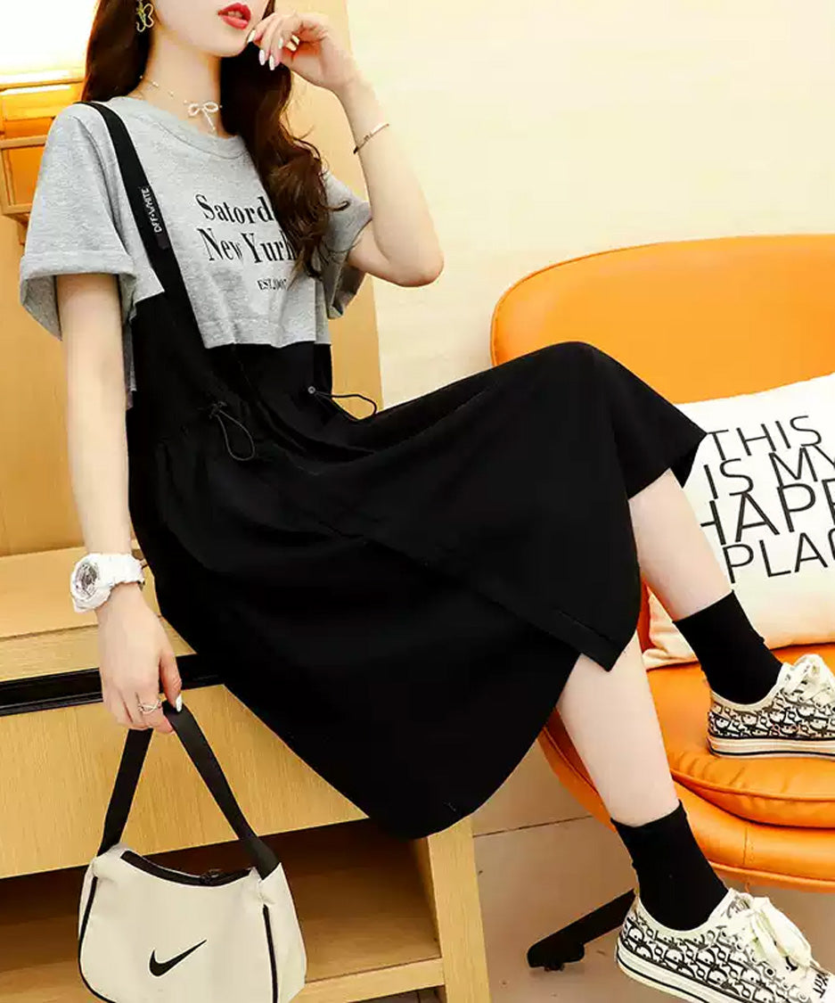Pleat Flow Dress