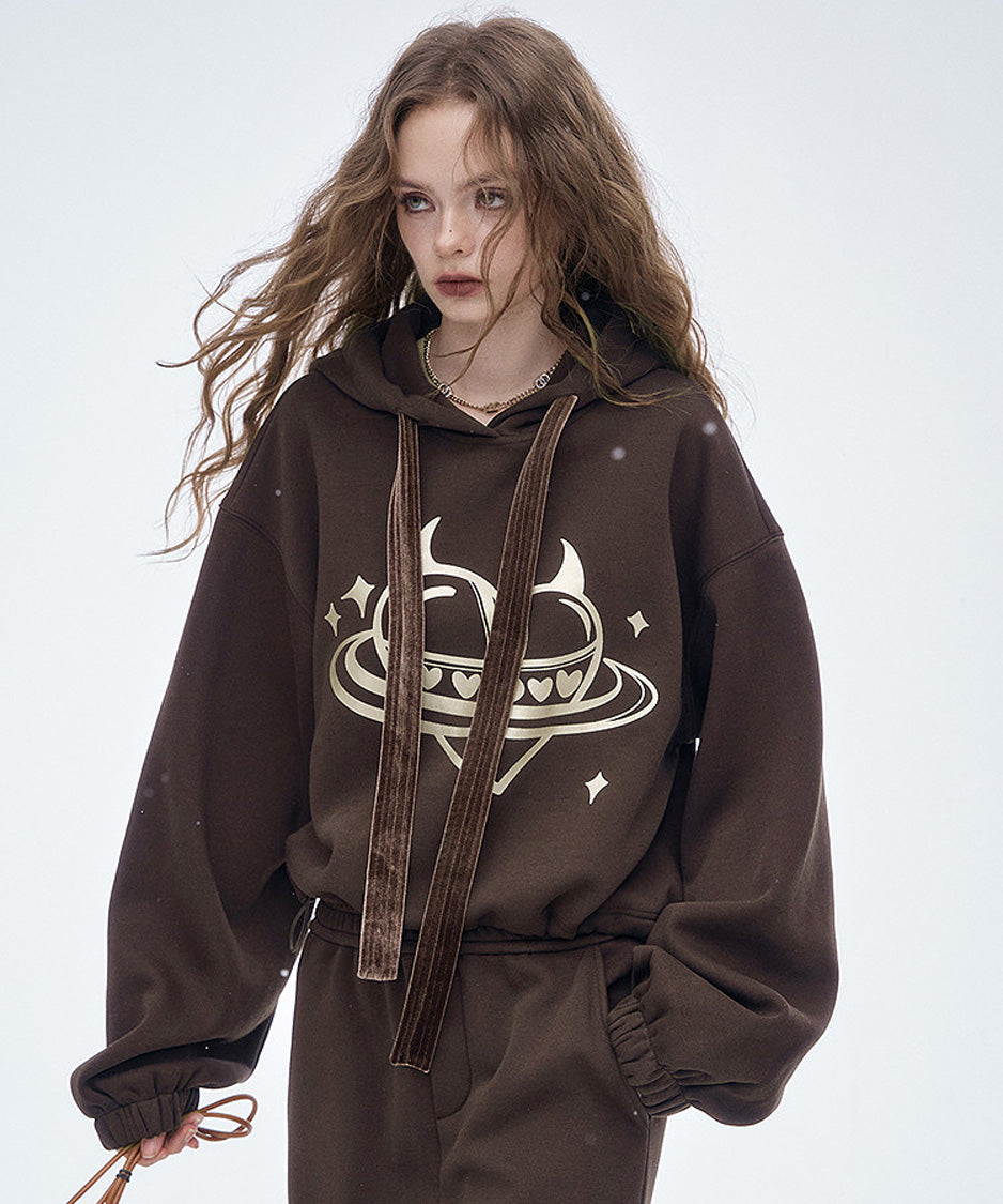 Orbit Hood Top＆Skirt Co-ord