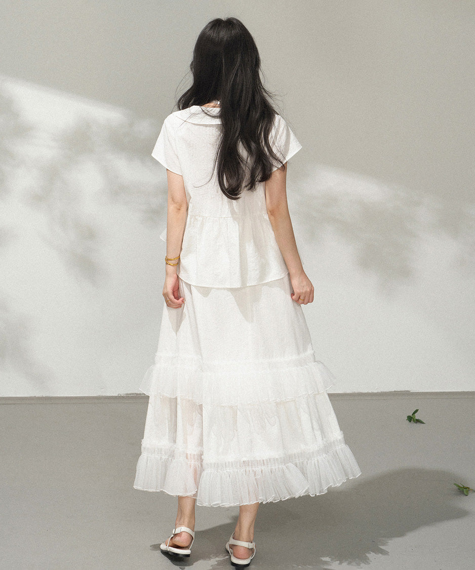 Lunaria Ruffle Skirt