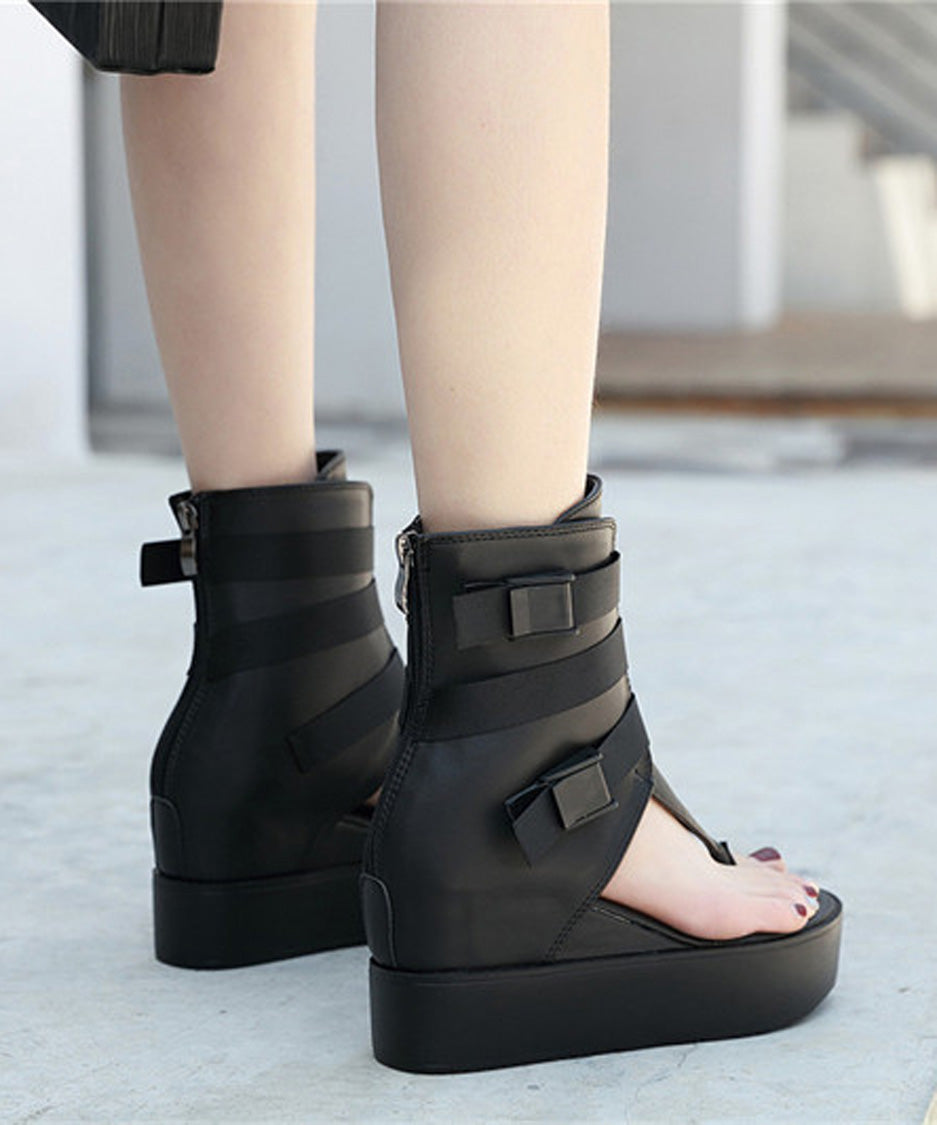 Strap Edge Platform Sandal