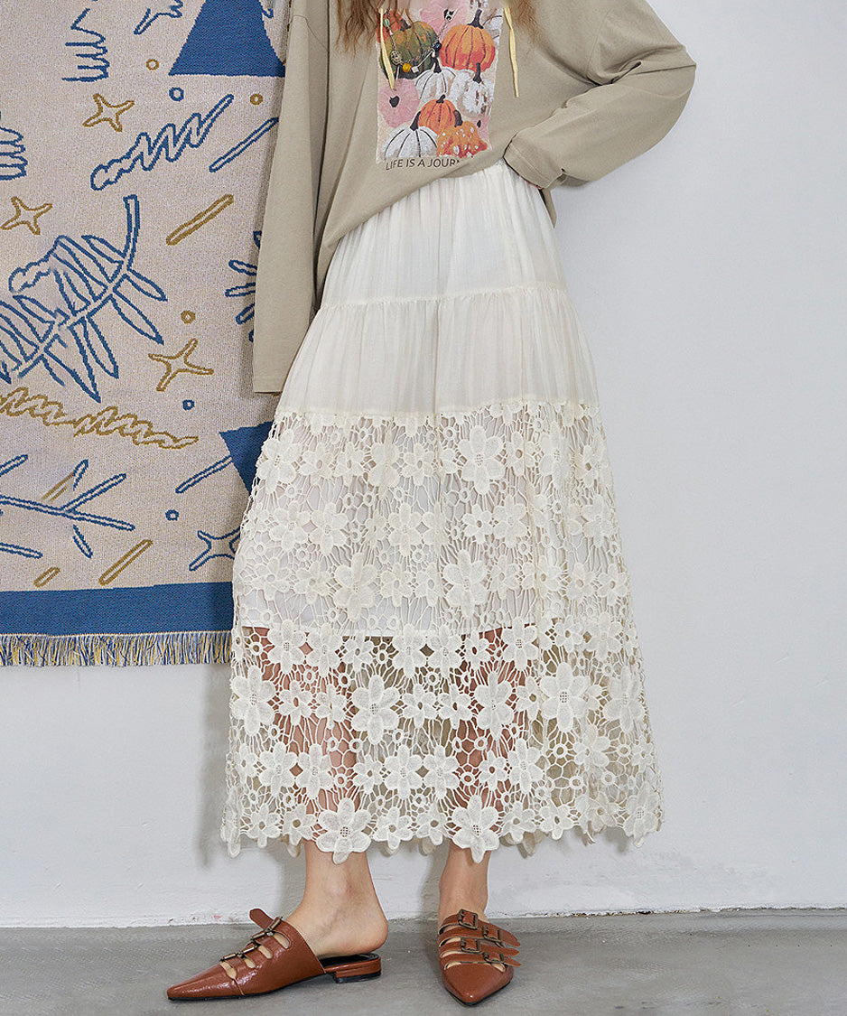 Lace Meadow Tier Skirt