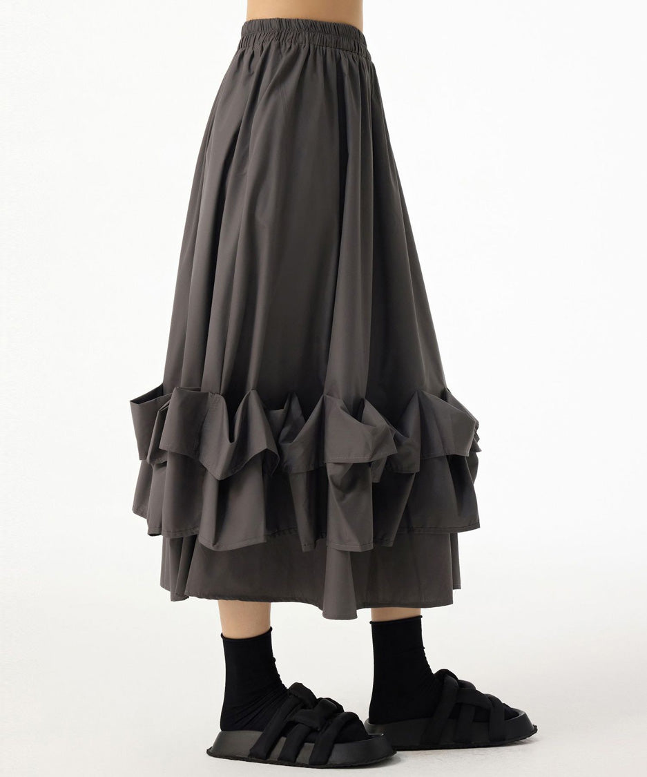 Frill Curve Skirt